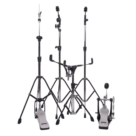 AJAX LIGHT WEIGHT BLACK & CHROME HARDWARE SET