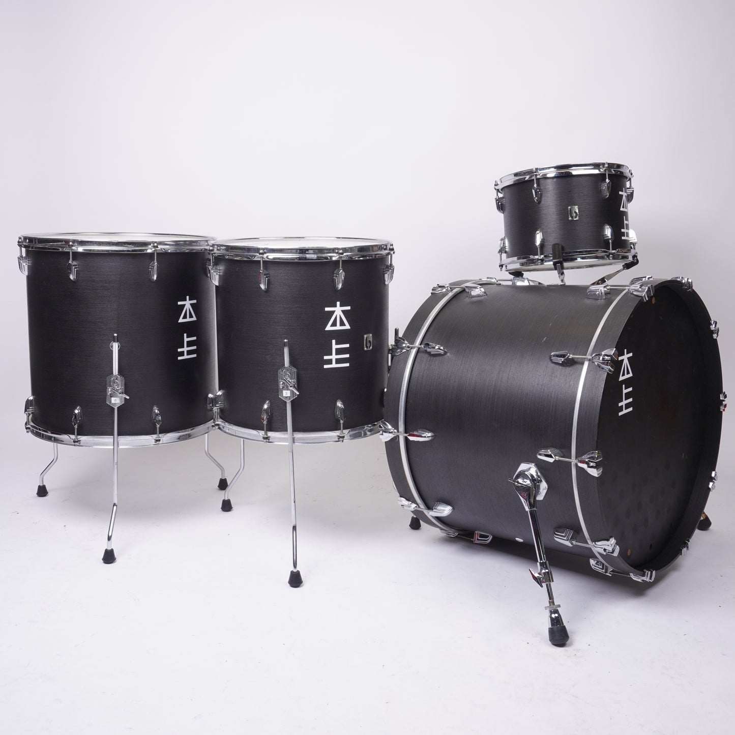 BRITISH DRUM CO. LEGEND SERIES "KASABIAN" 4-PIECE DRUM KIT 24/13/16/18