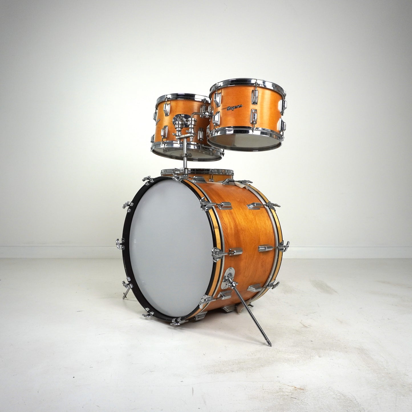 Rogers 4-piece Drum With Power Tone Shells and Script Badge