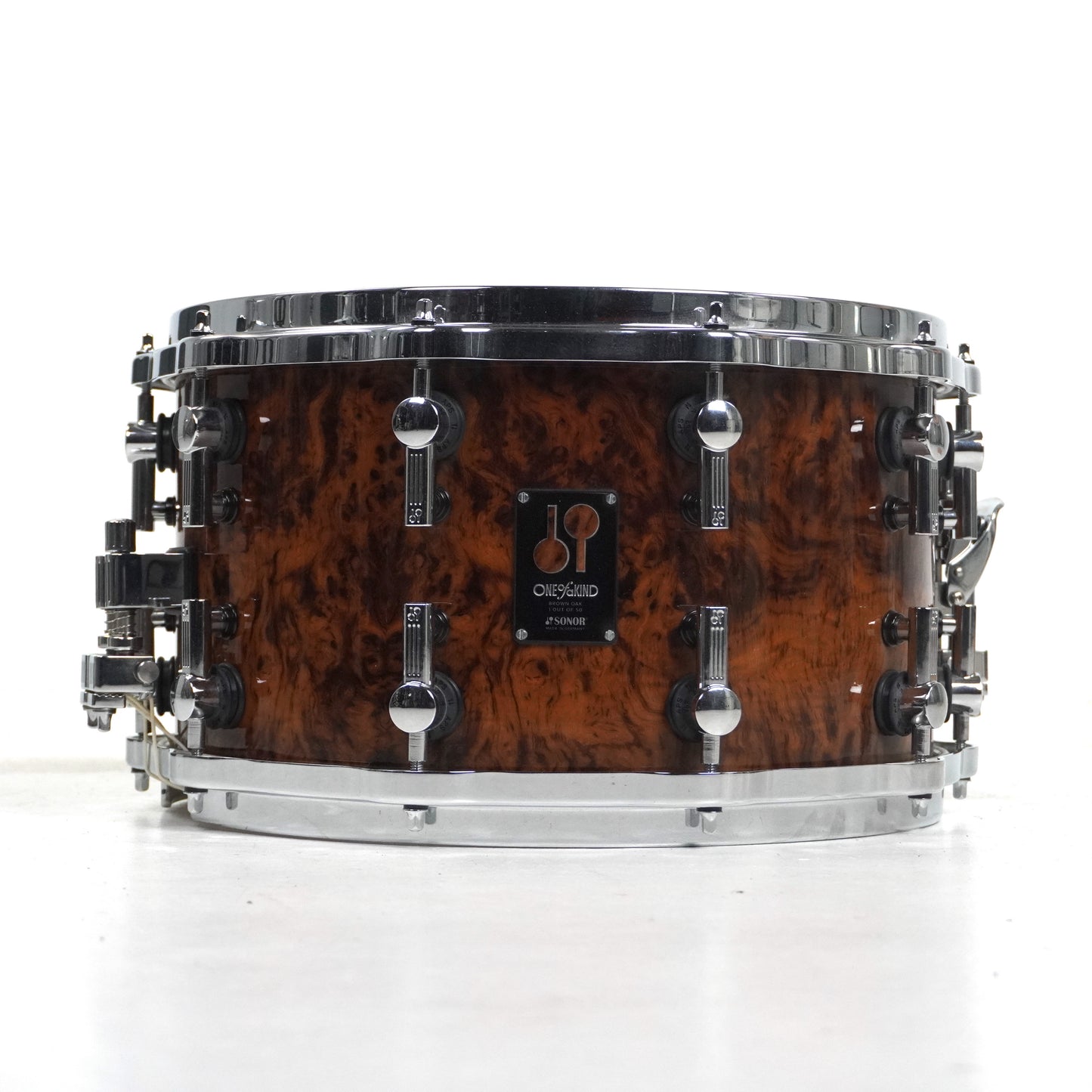 Sonor One Of A Kind 14" x 8" Snare Drum aus brauner Eiche