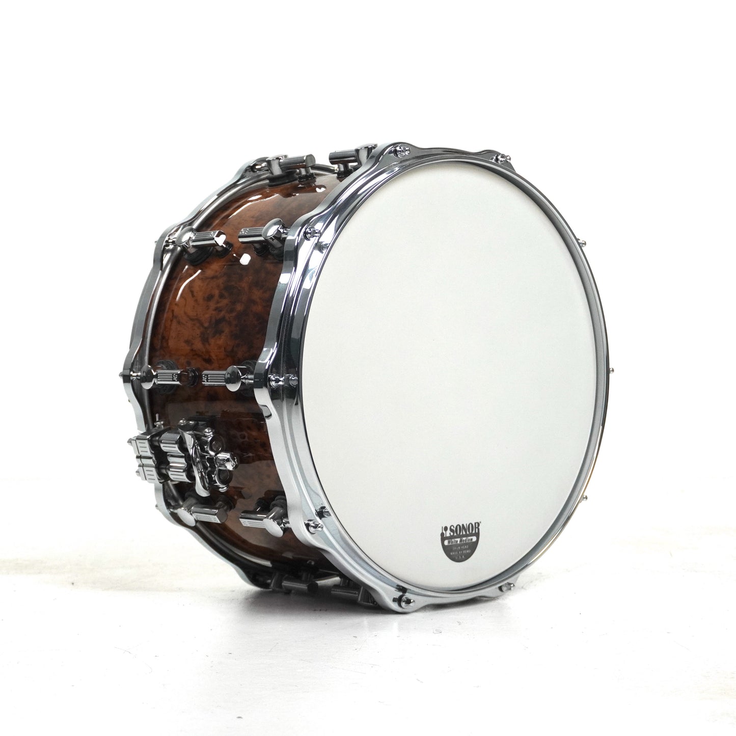 Sonor One Of A Kind 14" x 8" Snare Drum aus brauner Eiche