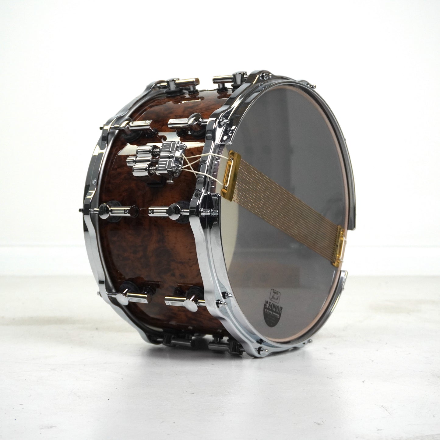 Caisse claire Sonor One Of A Kind 14" x 8" en chêne brun