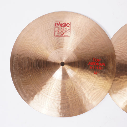 PAISTE 2002 14" MEDIUM HI HATS