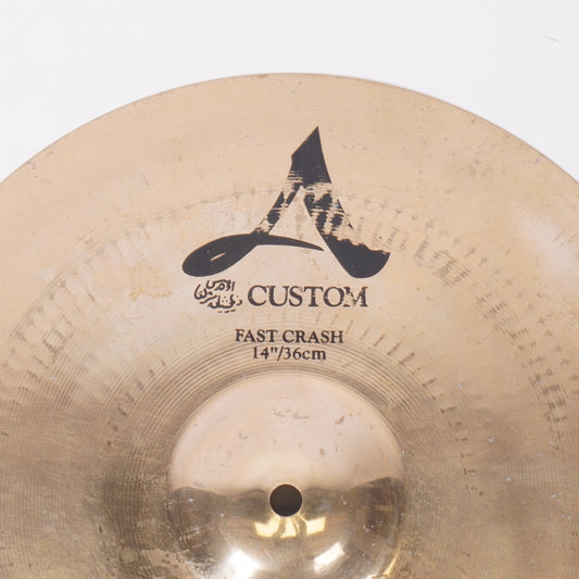 ZILDJIAN A CUSTOM 14" FAST CRASH CYMBAL