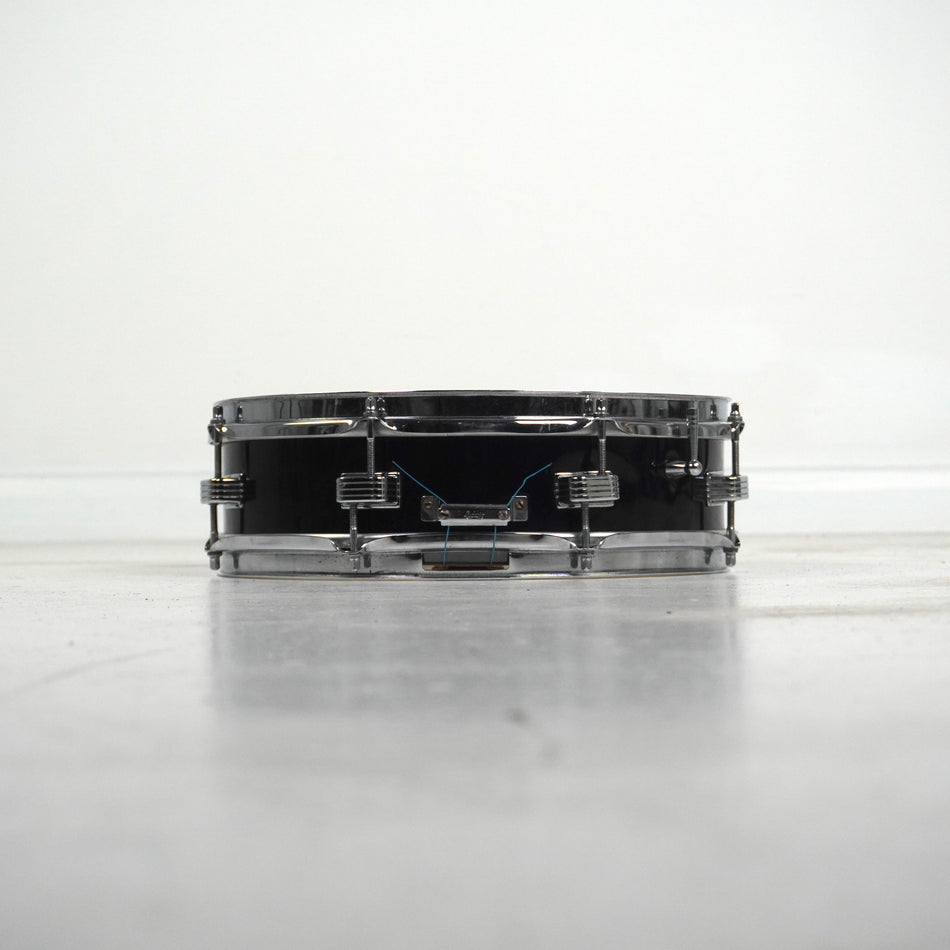 WFL 14" x 4" schwarze Snare Drum, 1960er