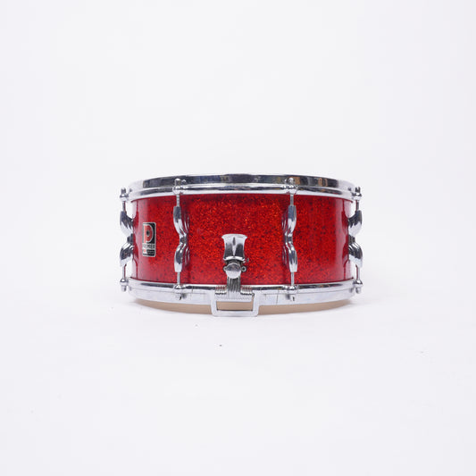 PREMIER ROYAL ACE 14x5.5 SNARE DRUM 1960s UK – RED SPARKLE