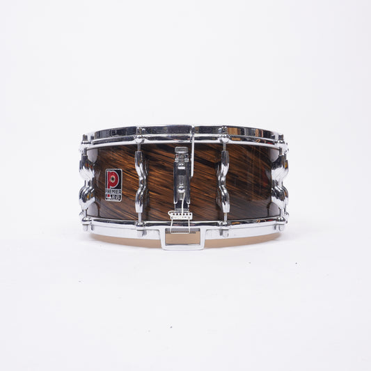 Premier Royal Ace Hi-Fi Snare 14x5.5 Late 1950s Birch w/ Beech Re-Rings – Duroplast – Collector Grade