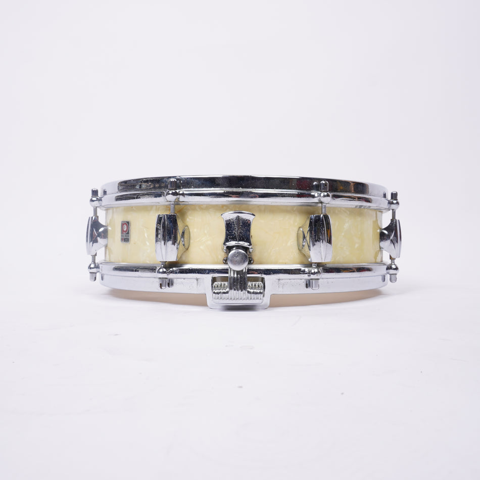 VINTAGE PREMIER ROYAL ACE 14"x 4" SNARE DRUM IN VINTAGE MARINE PEARL
