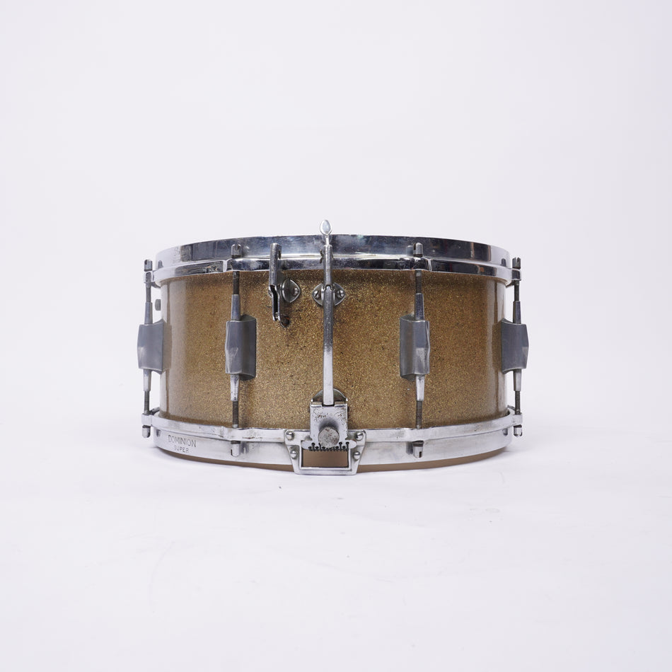 VINTAGE PREMIER DOMINION SUPER 14"x 6.5" SNARE DRUM