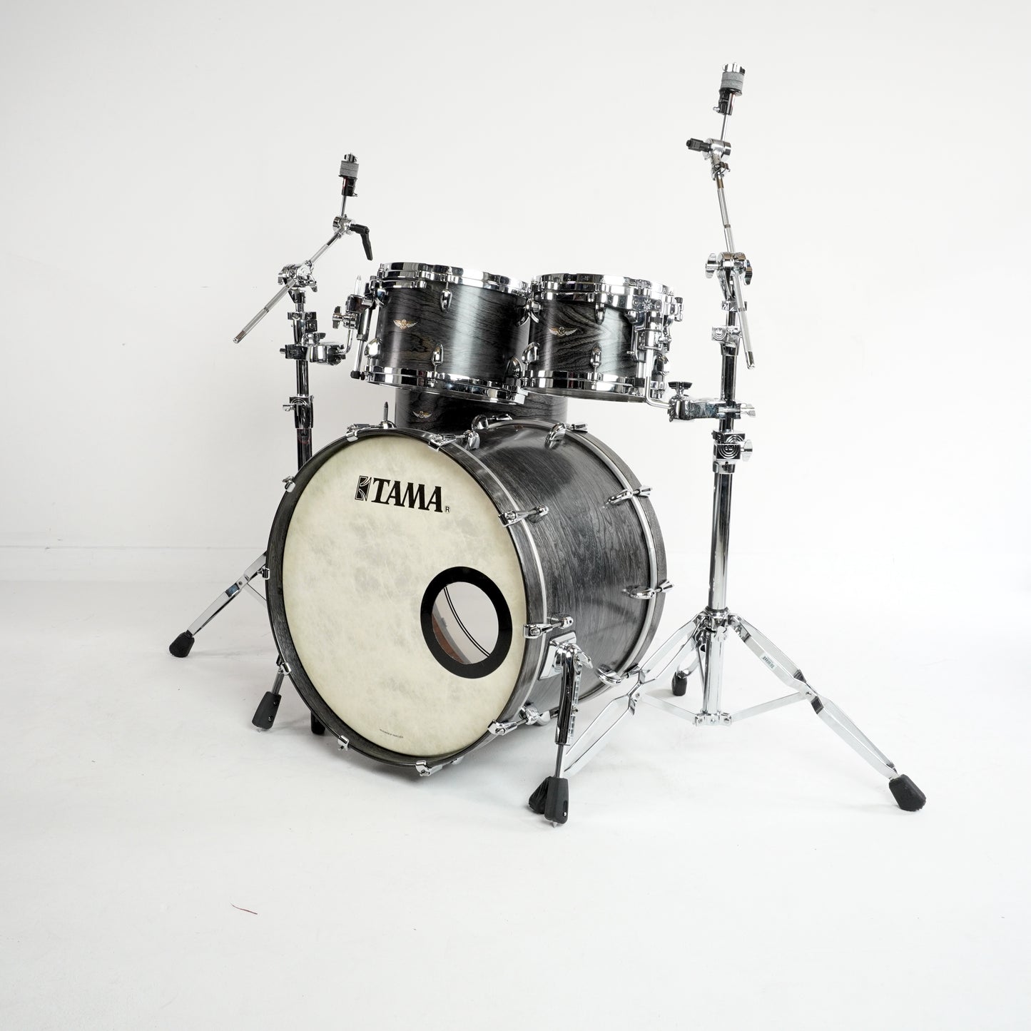 Tama Star Walnut 4-Piece Shell Pack in Satin Charcoal Japanese Sen