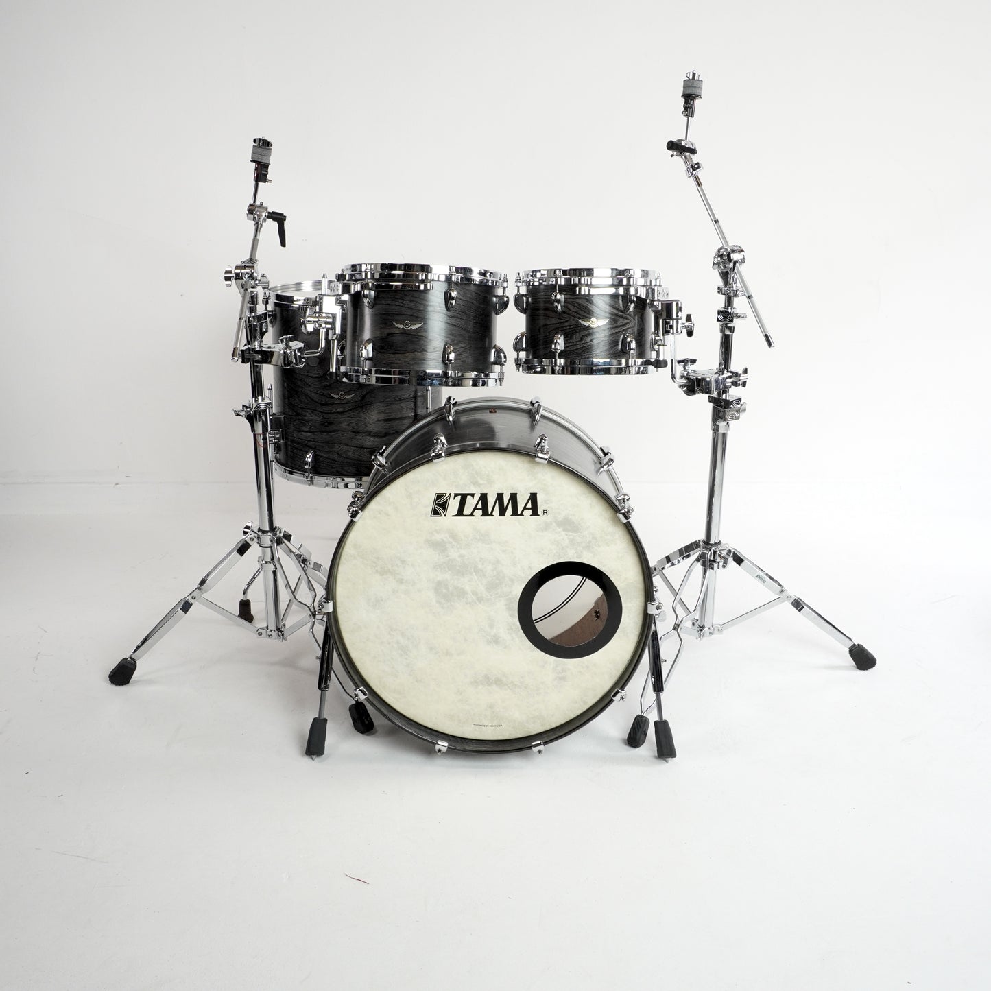 Tama Star Walnut 4-Piece Shell Pack in Satin Charcoal Japanese Sen