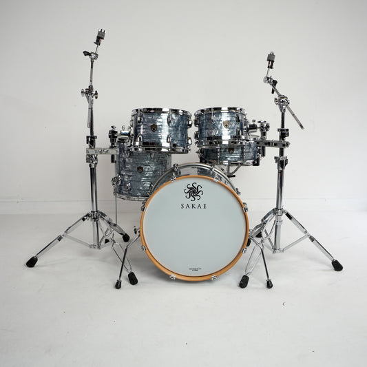 Sakae Trilogy 5-Piece Drum Kit in Sky Blue Oyster Including Snare