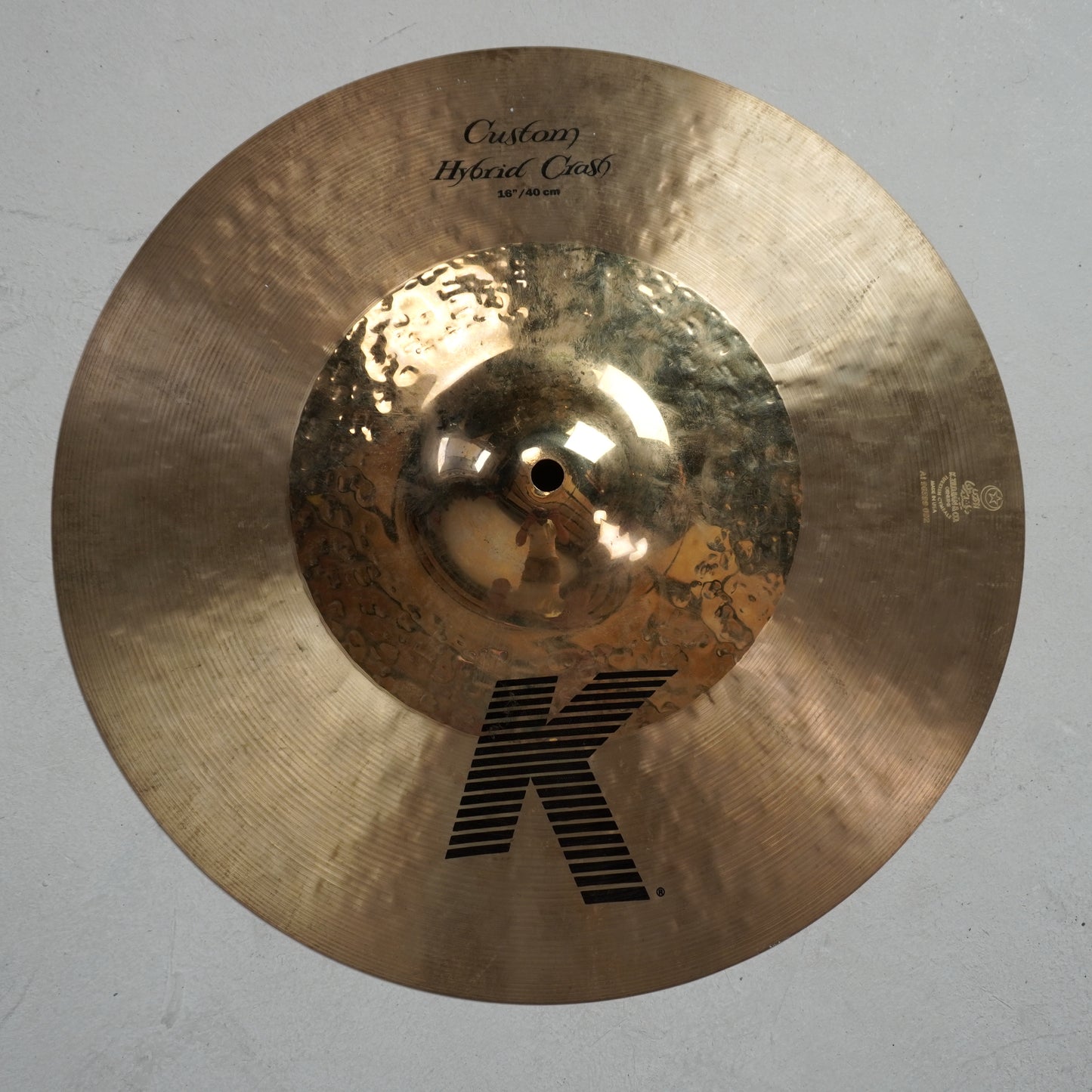 Vélo de crash Zildjian 16" K Custom Hybrid