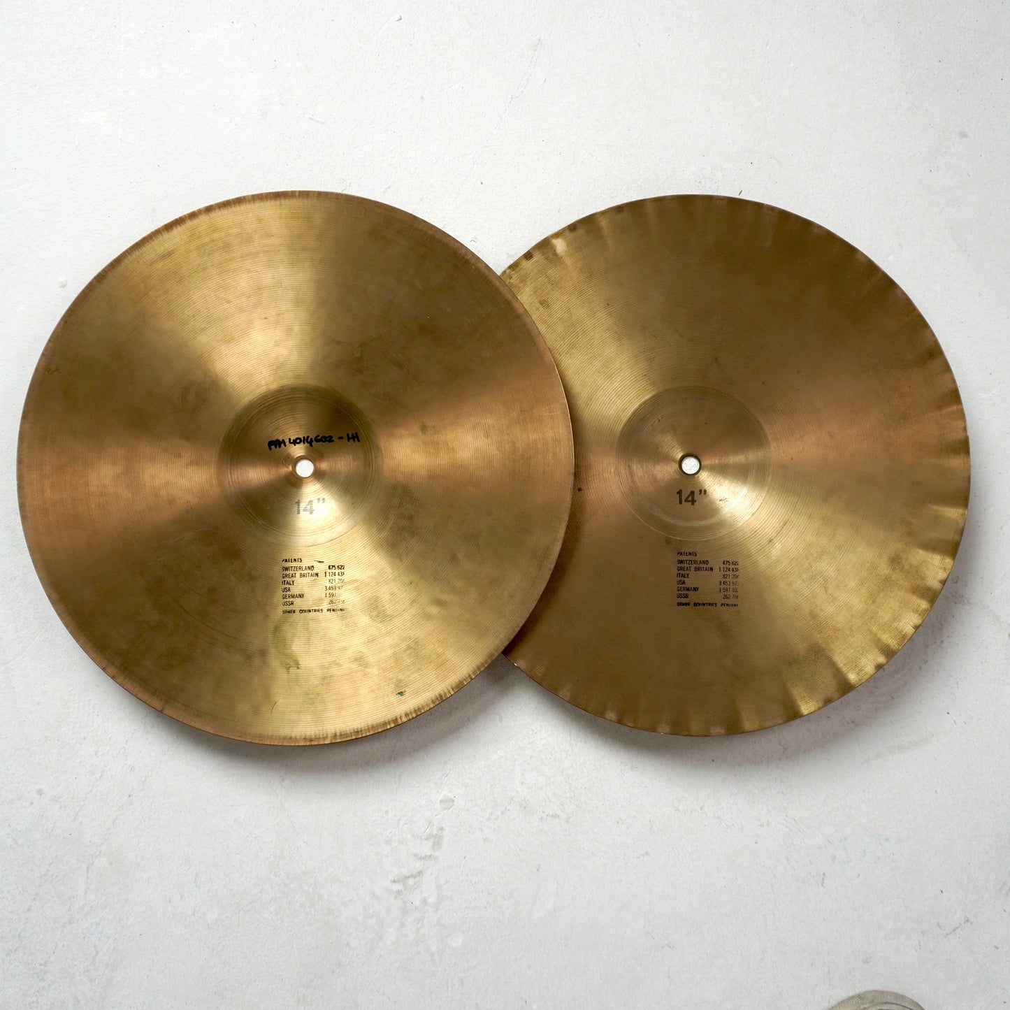 Paiste 14” Formula 602 Hi-Hats