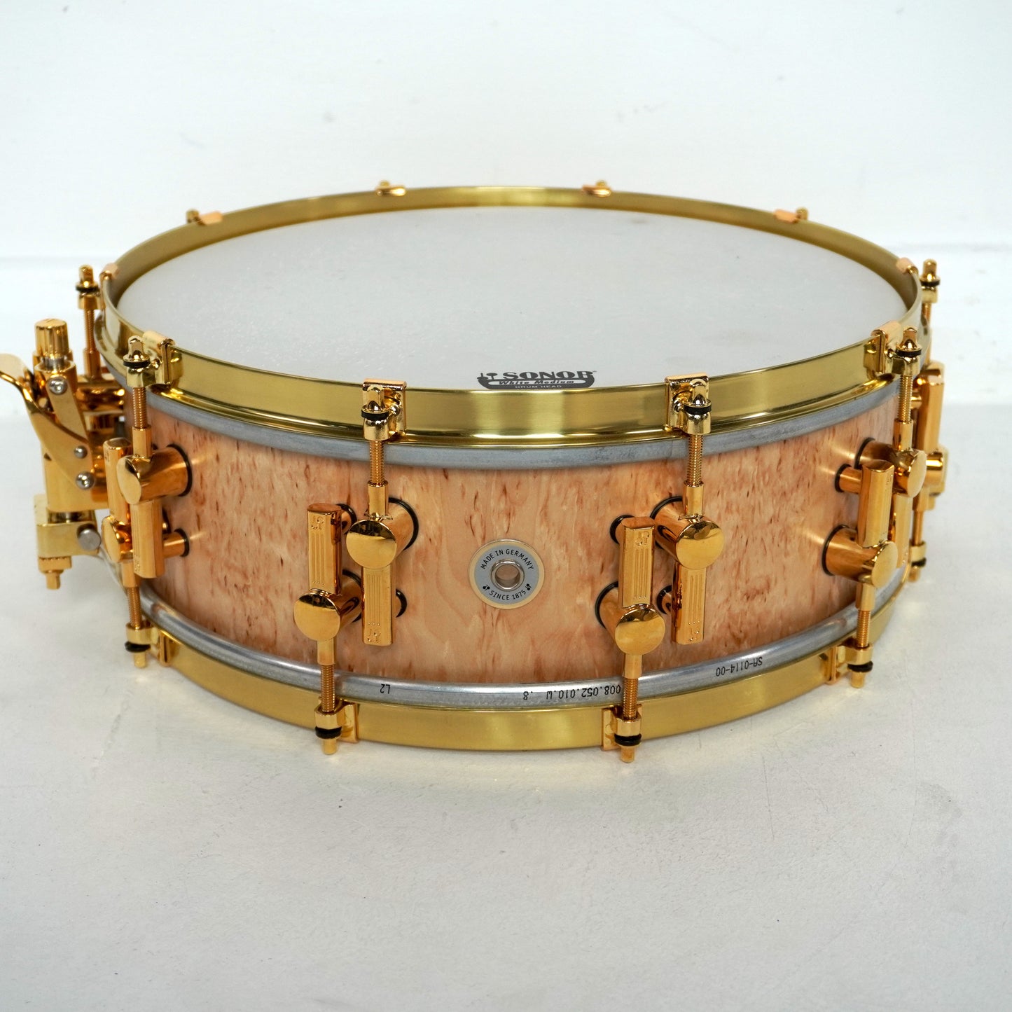 Caisse claire Sonor Artist Series Vintage Maple 14" x 5,5" avec finition en bouleau scandinave