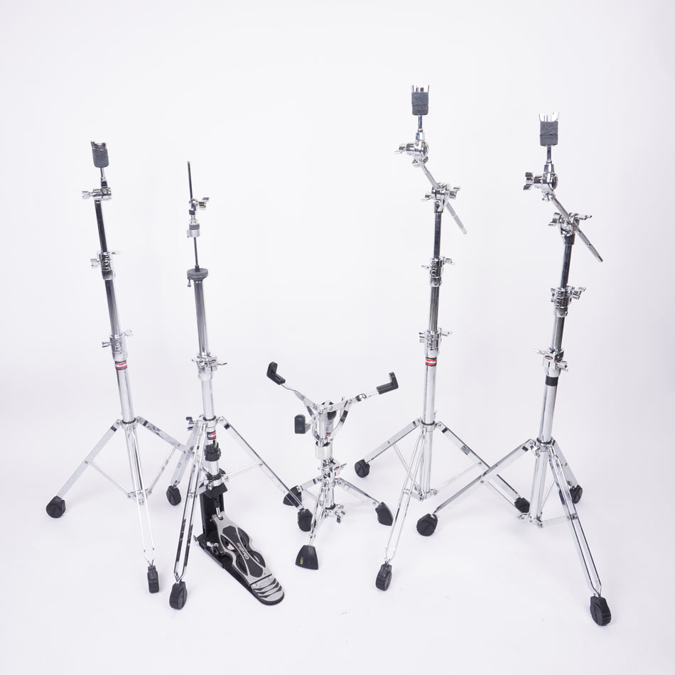 GIBRALTAR HEAVY DUTY HARDWARE SET INCL HARDCASE STANDS CASE