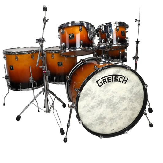 Gretsch 6-teiliges Catalina Maple Drum Set in Tobacco Fade mit 4-teiligem Hardware-Set