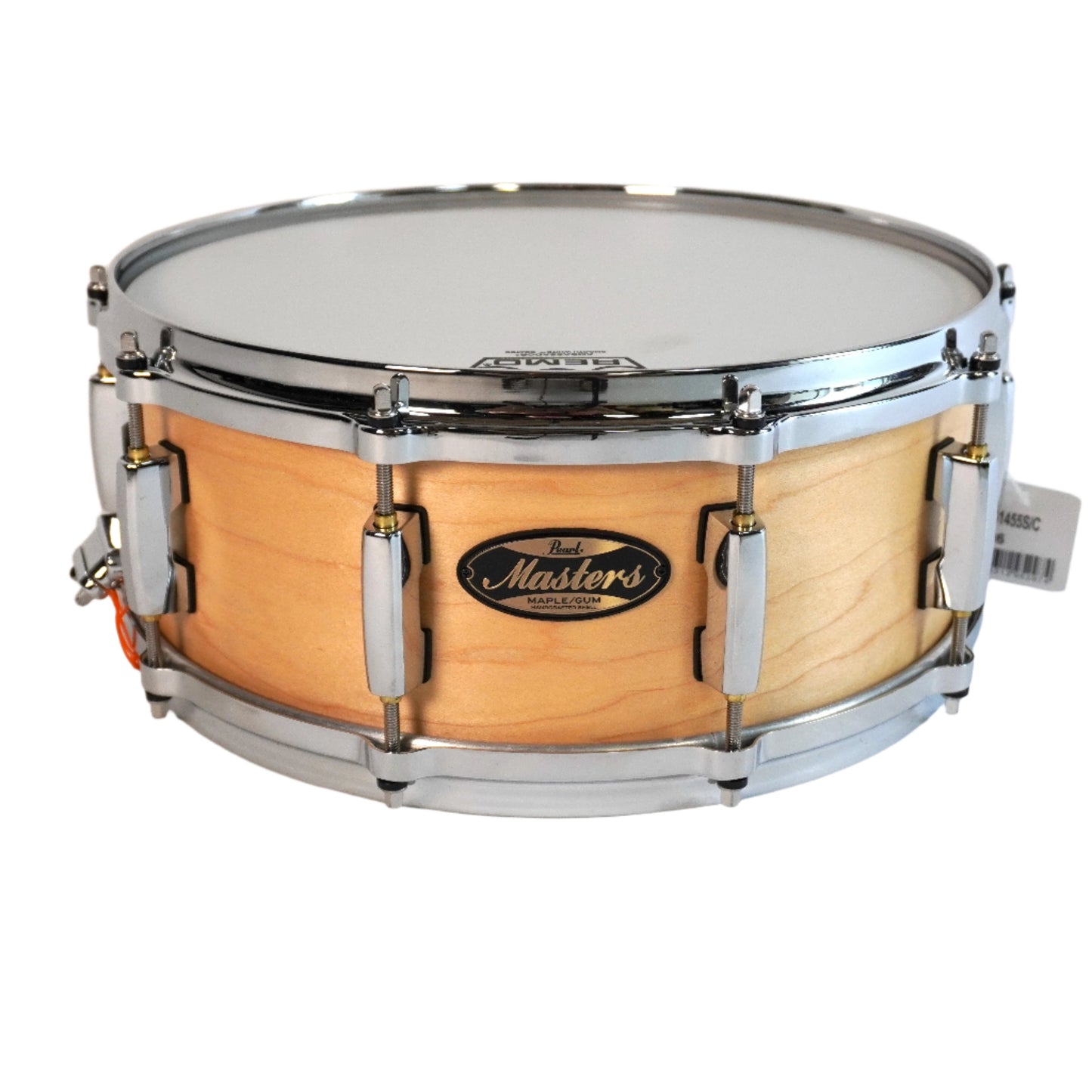 Pearl MMG1455S Masters Maple Gum 14x5.5in Snare, Natural Maple