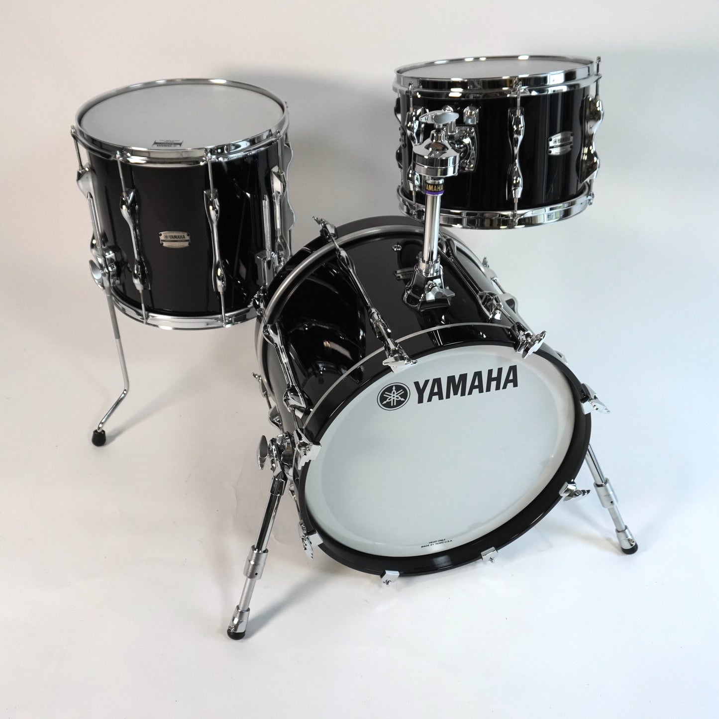 Yamaha Recording Custom 3-Piece Drum Kit in Black 18,12,14