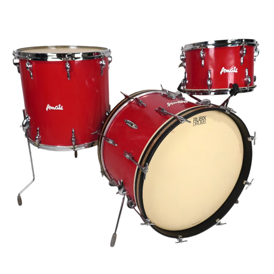 Amati 3-Piece Drum Set in Red 20,12,16