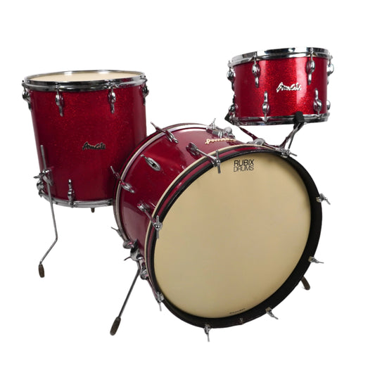 Amati 3-Piece Drum Set in Red Sparkle