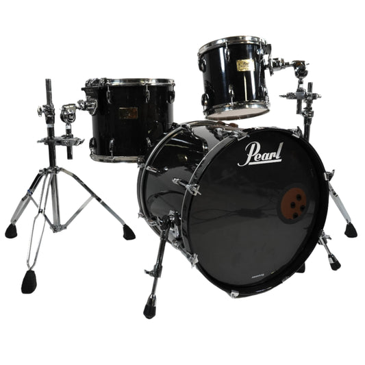 Pearl Masters Custom 3-Piece Drum Kit in Black