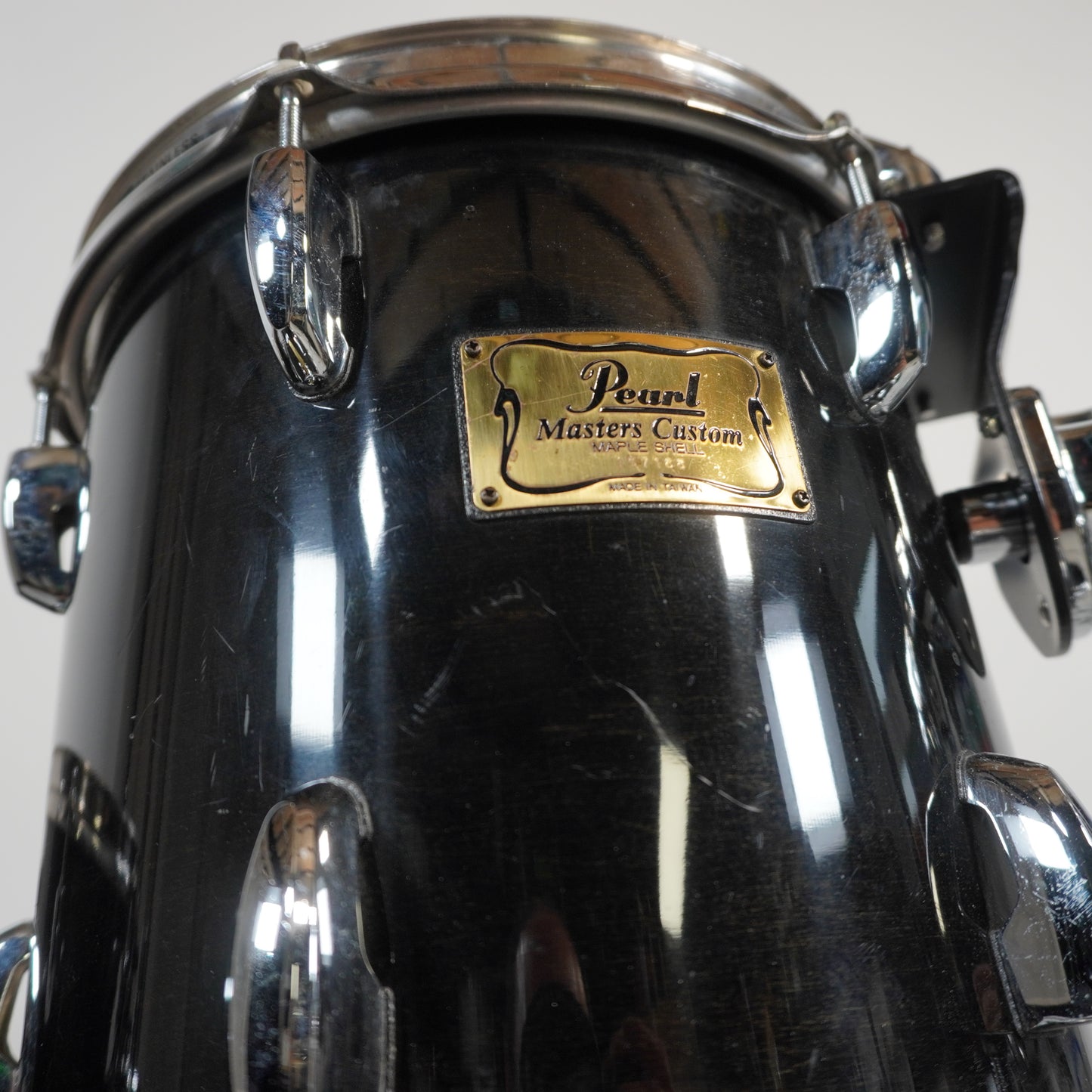 Pearl Masters Custom 3-teiliges Schlagzeug in Schwarz