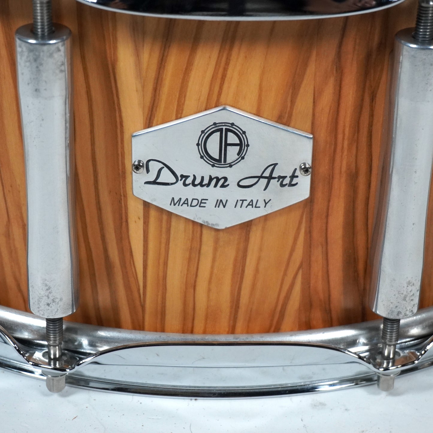 Drum Craft 14” x 6.5” Olive Wood Stave Shell Snare Drum Inc Case