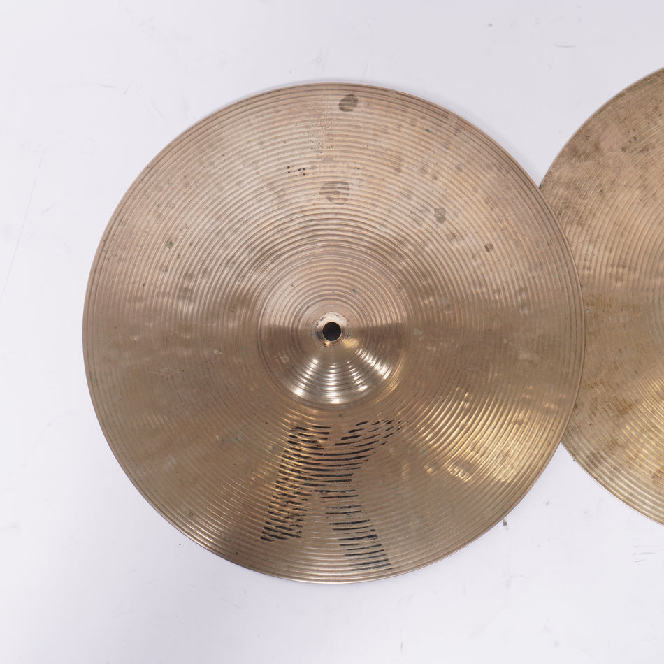 ZILDJIAN K "IAK" 14" HIHATS BRILLIANT FINISH