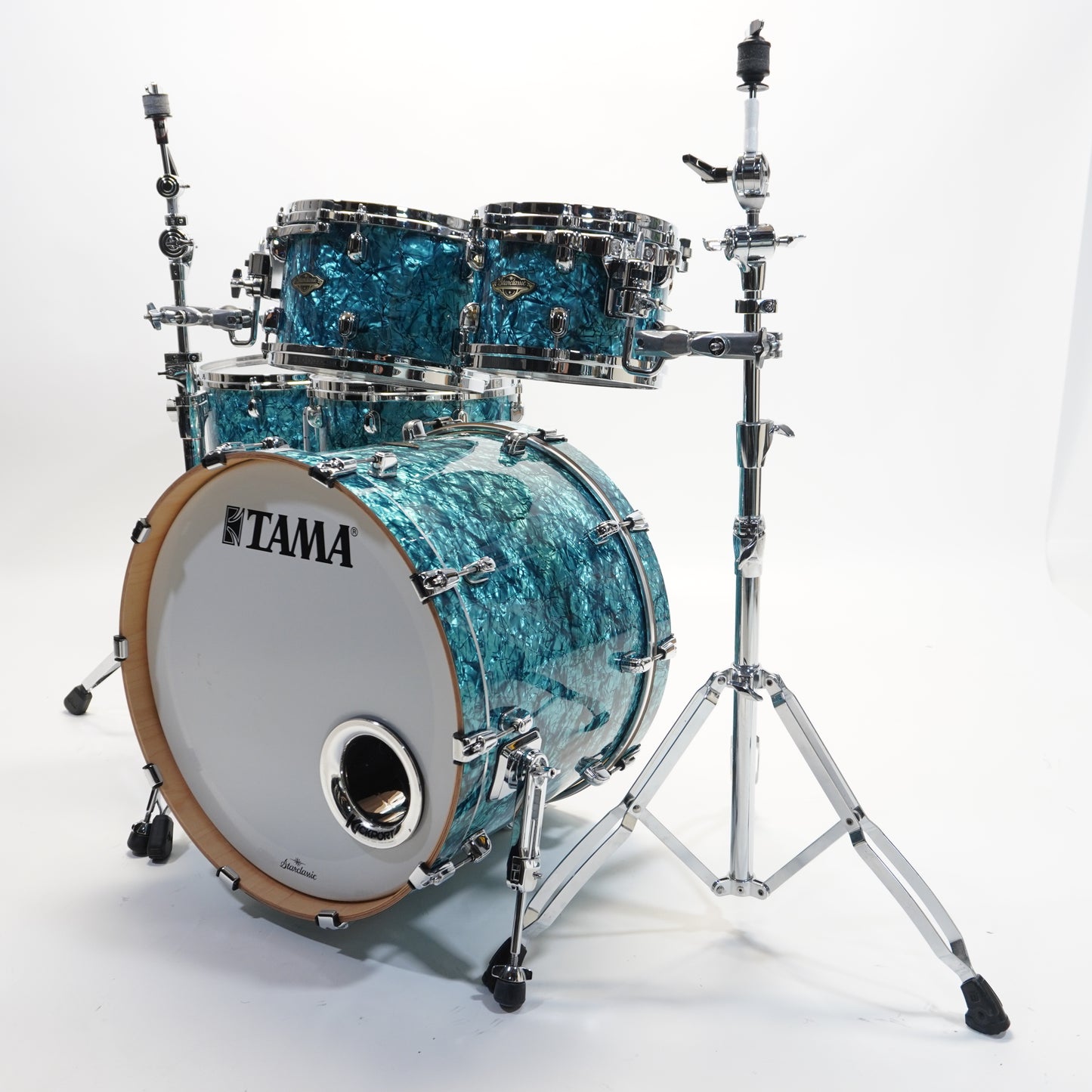 Tama Star Classic Birch Walnut 5 Piece Shell Pack- Turquoise Pearl Finish