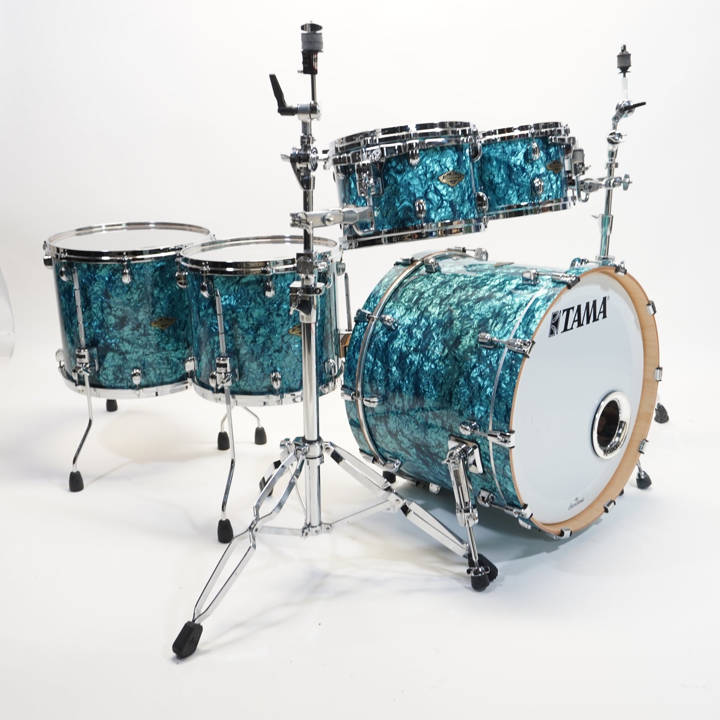 Tama Star Classic Birch Walnut 5 Piece Shell Pack- Turquoise Pearl Finish