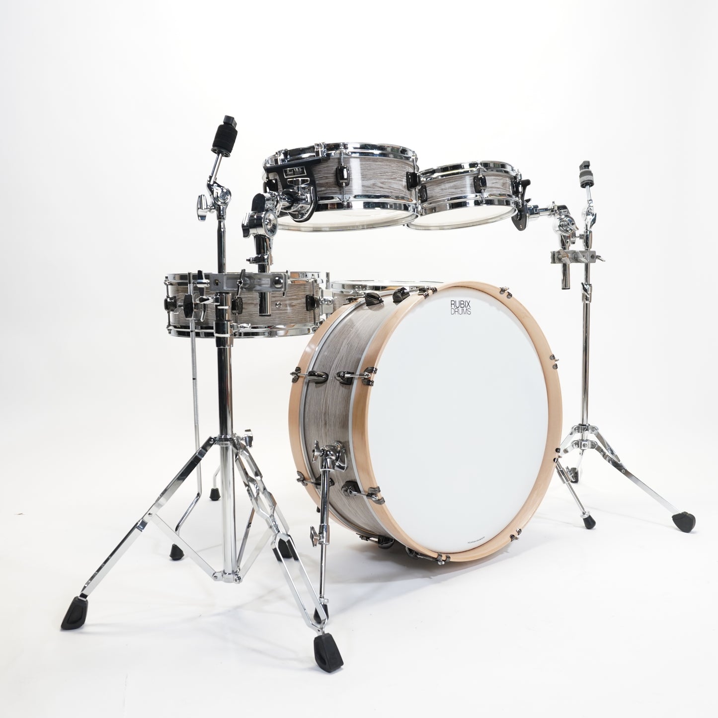 Pearl LMF 5 Piece Drum Kit in Natural Finish 22/14/14/12/10