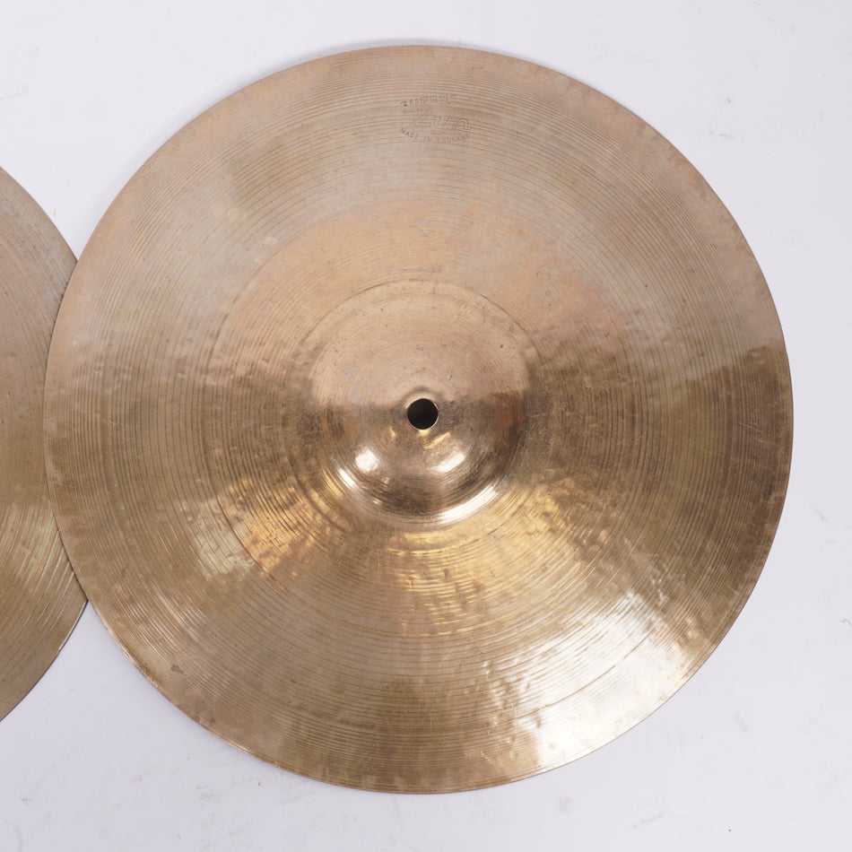 1950's VINTAGE SUPER ZYN 14" HIHATS
