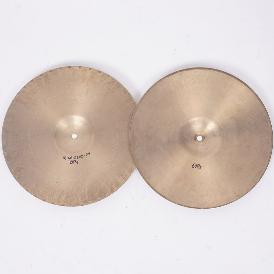 VINTAGE PAISTE 602 13" SOUND EDGE HIHATS "SUZI QUATTRO"