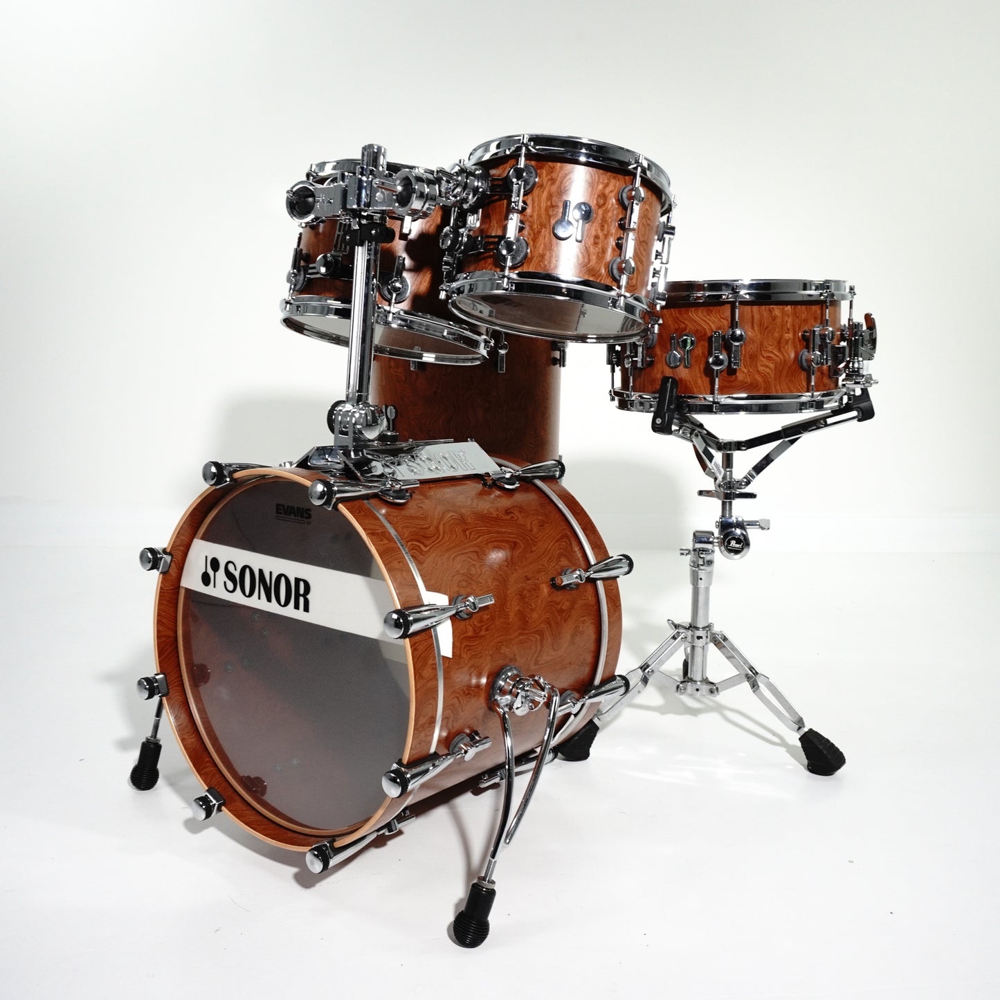 Sonor 5-Piece Beech/Bubinga SQ2 Drum Kit in Walnut Root