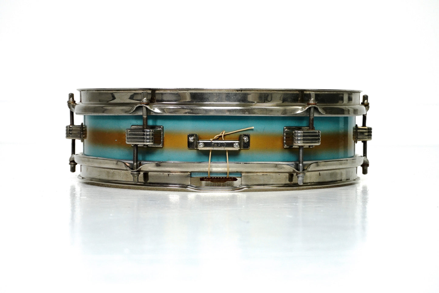 Ludwig 13” x 3” Jazz-Combo Piccolo Snare in Turquoise/Gold Duco Lacquer