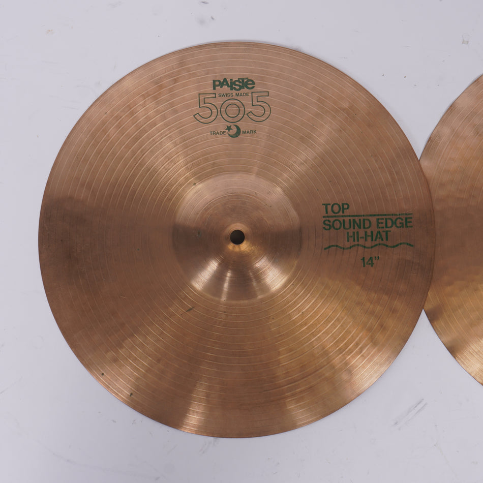 PAISTE | 505 | SOUND EDGE | 14" HI-HATS