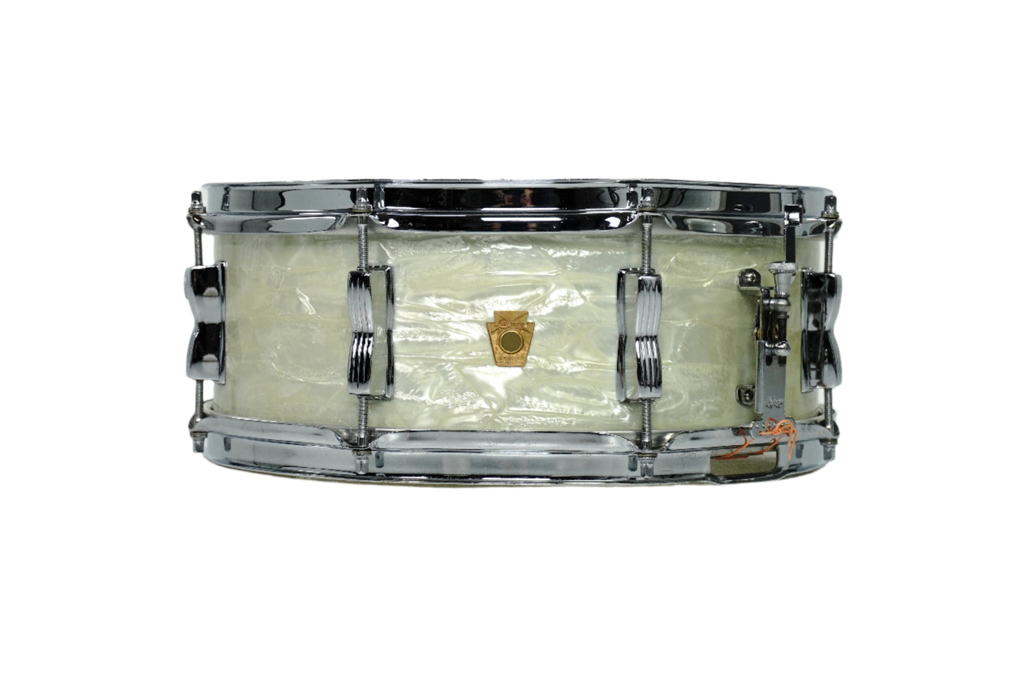 Ludwig 14” x 5.5” Jazz Festival in White Marine Pearl 1962