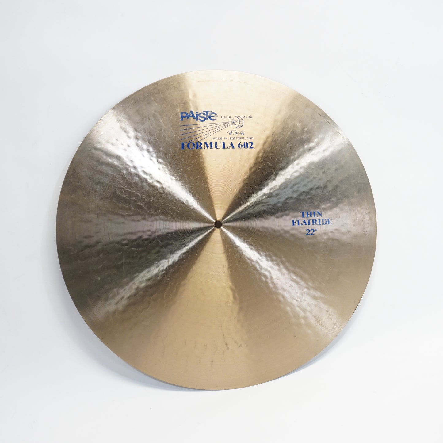 PAISTE 602 BLUE LABEL 22" THIN FLATRIDE