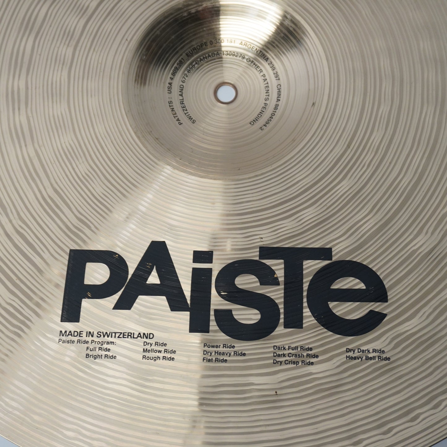 PAISTE SIGNATURE 20" FULL RIDE