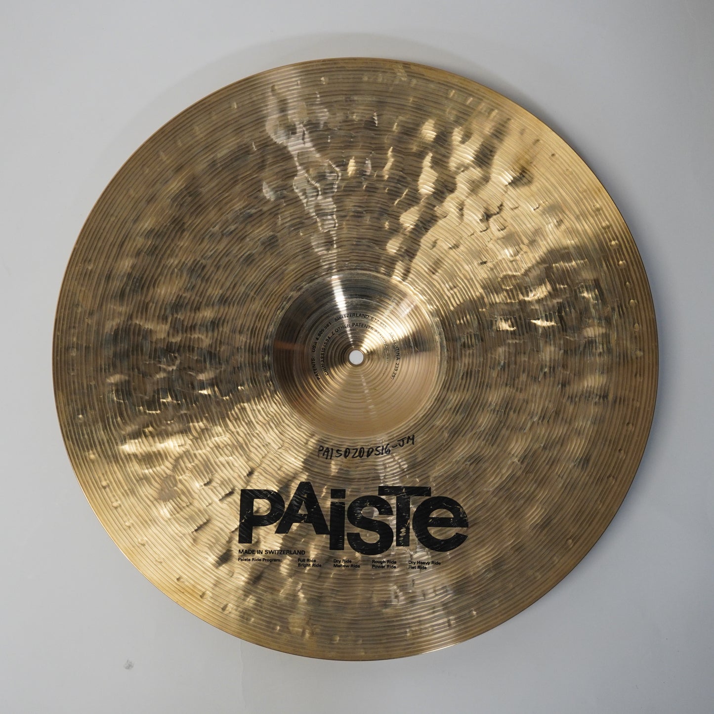 PAISTE SIGNATURE 20" DRY RIDE