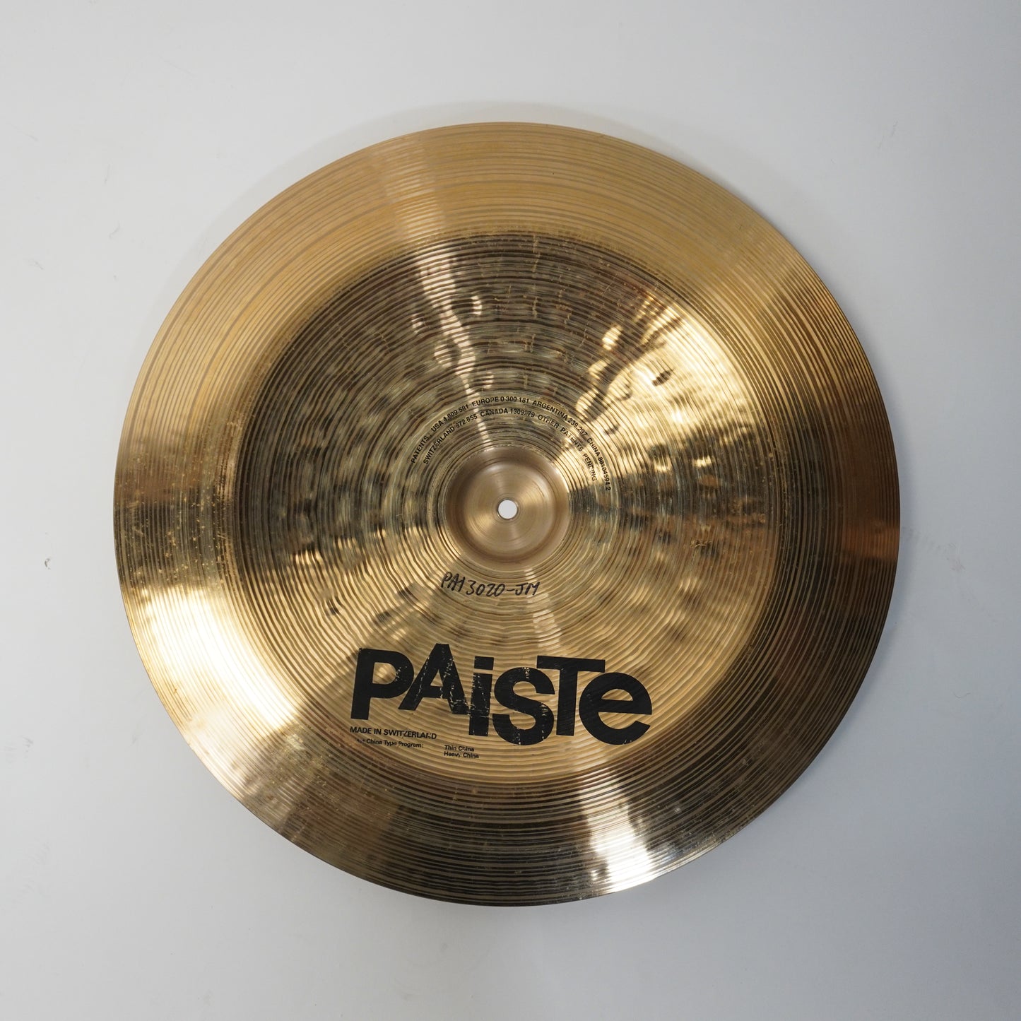 PAISTE SIGNATURE 20" THIN CHINA