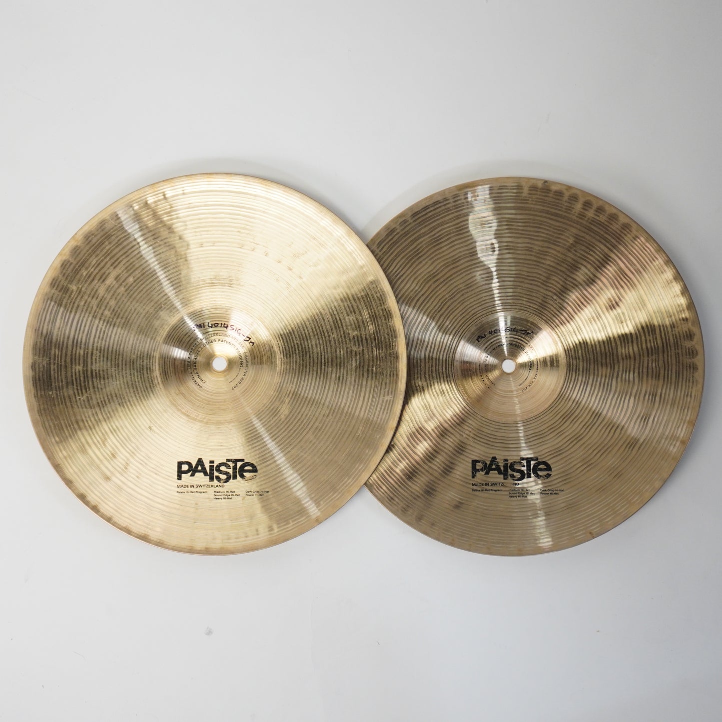 PAISTE SIGNATURE 14" MEDIUM HI HATS