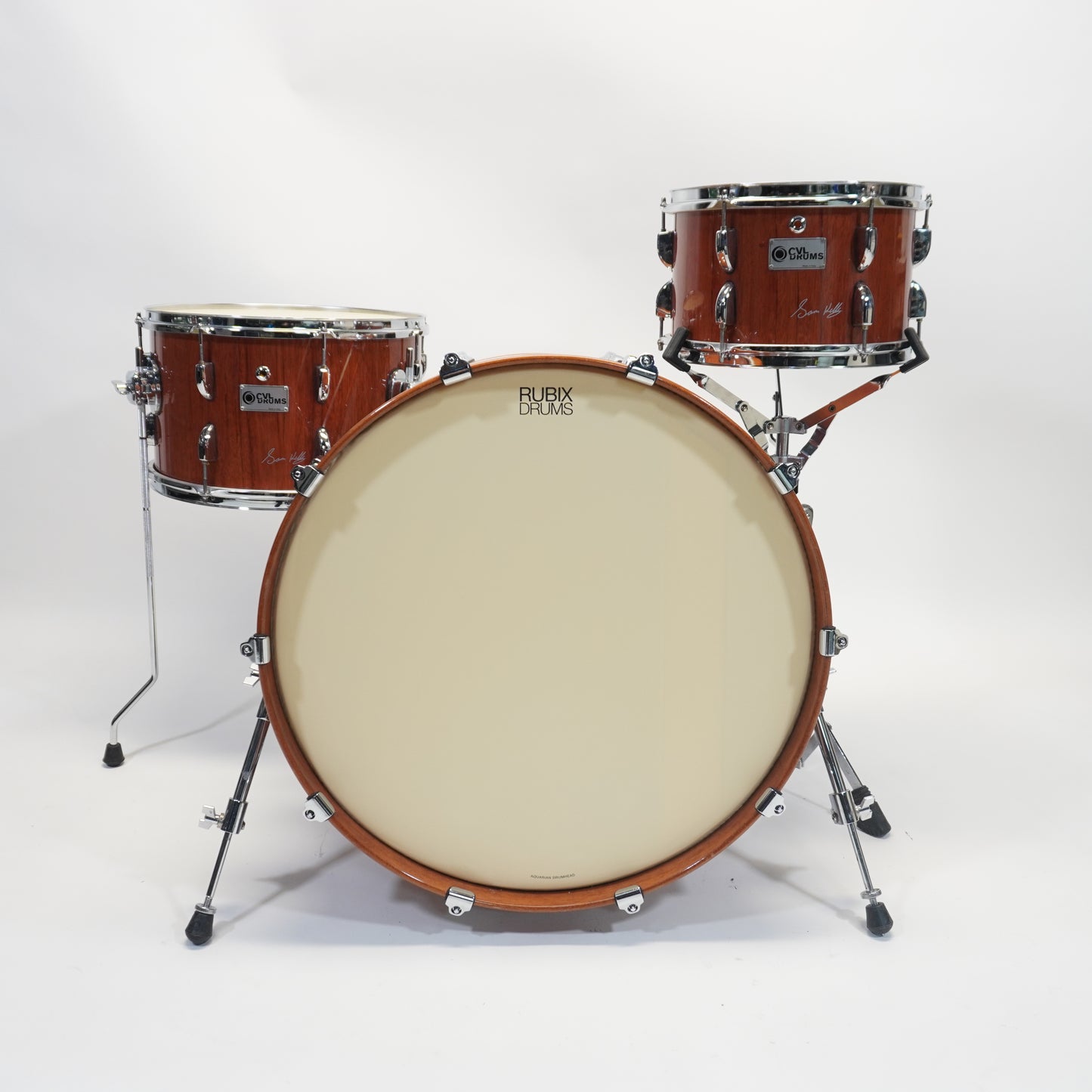 CVL DRUMS - Custom Bubinga 3 Piece Drum Kit