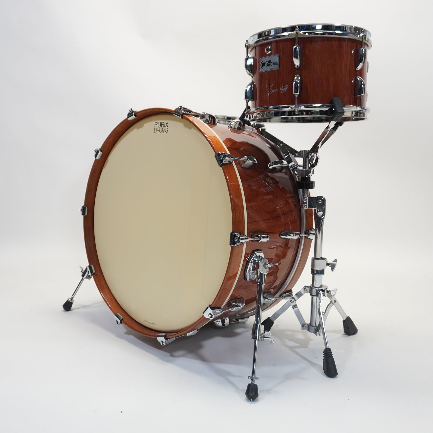 CVL DRUMS - Custom Bubinga 3 Piece Drum Kit