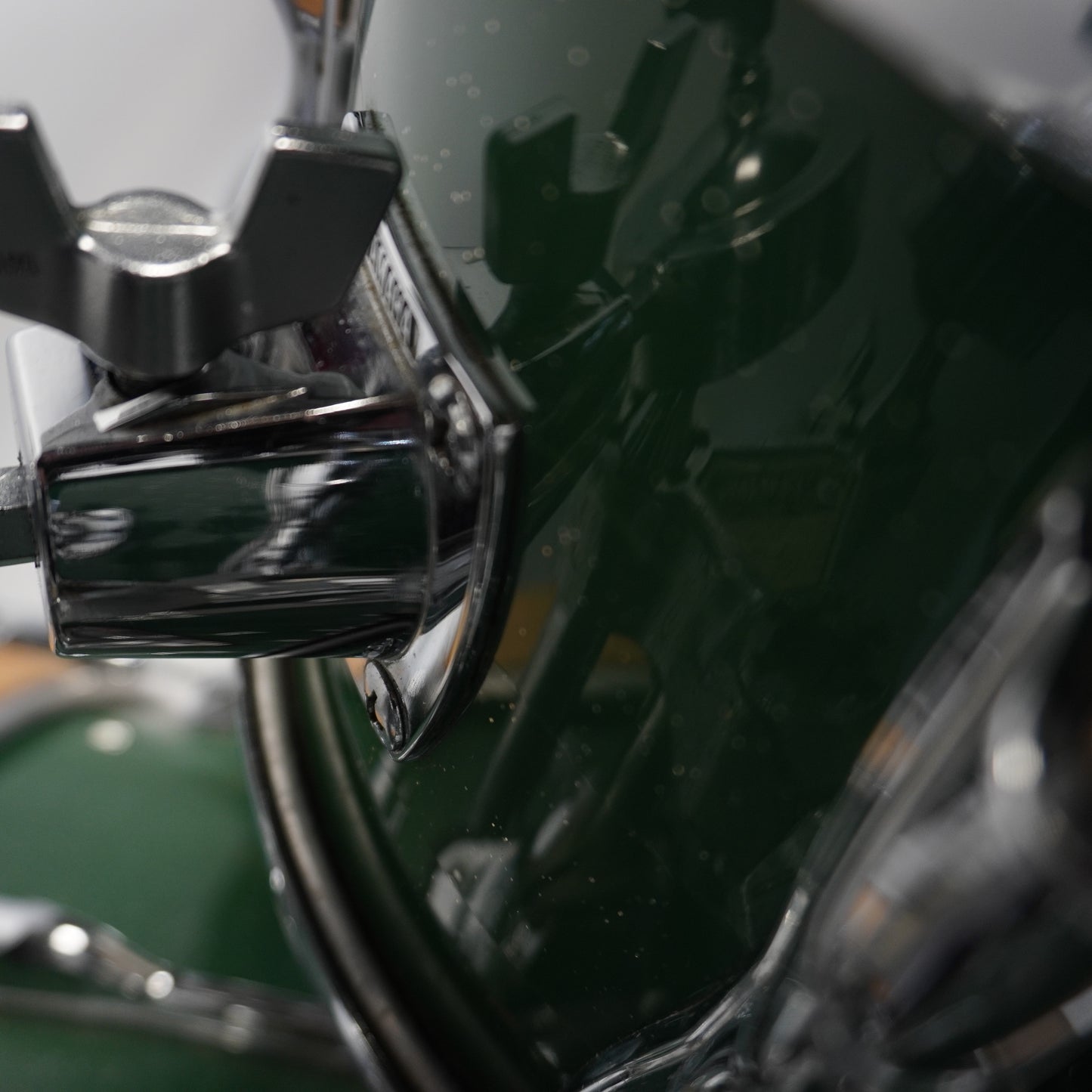 YAMAHA RECORDING CUSTOM Drum Kit - In Green Sparkle (Custom Paintjob)  - 22/10/12/14/16