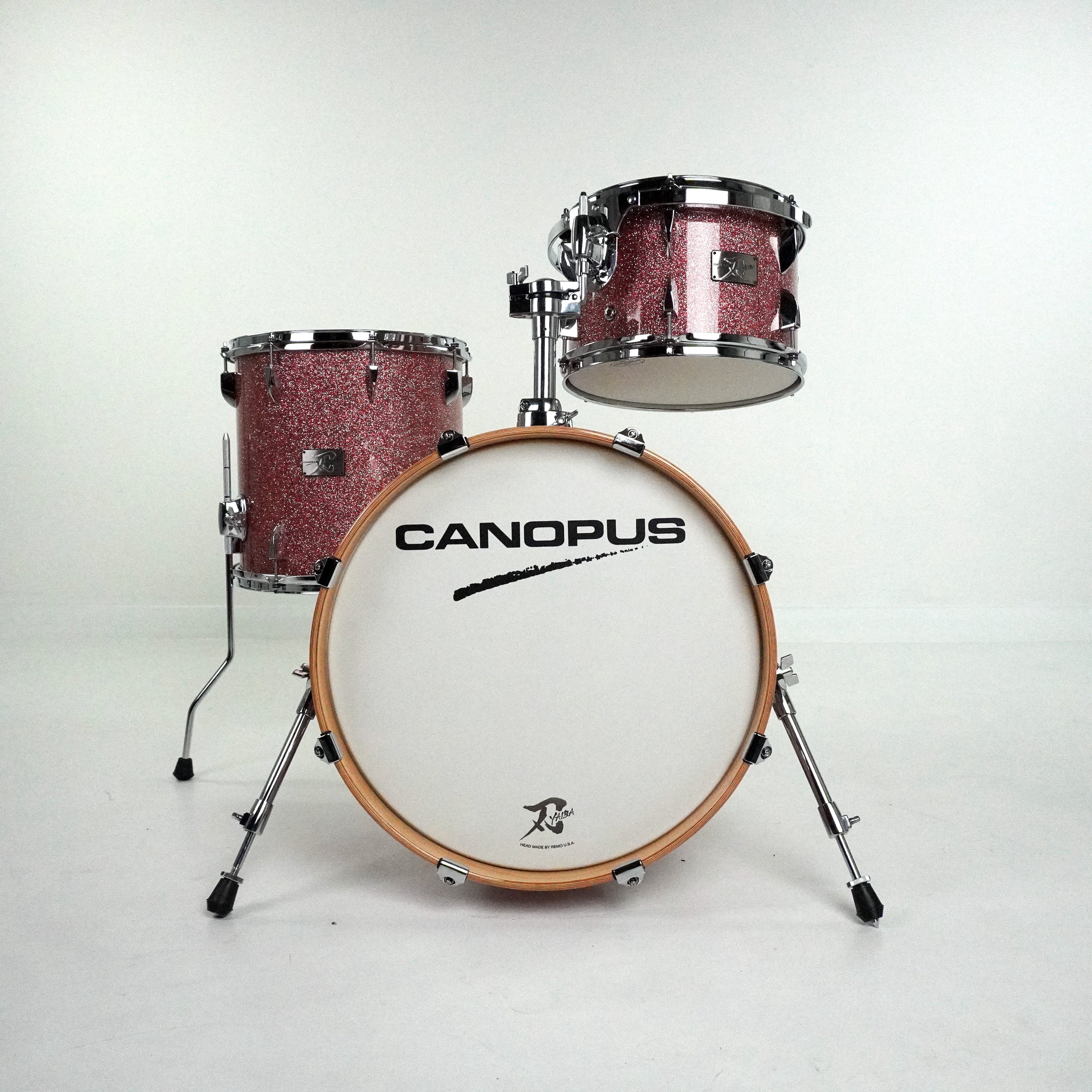 Canopus Yaiba II Bop Kit Maple Rose Sparkle 18/14/12/STH – Rubix Drums