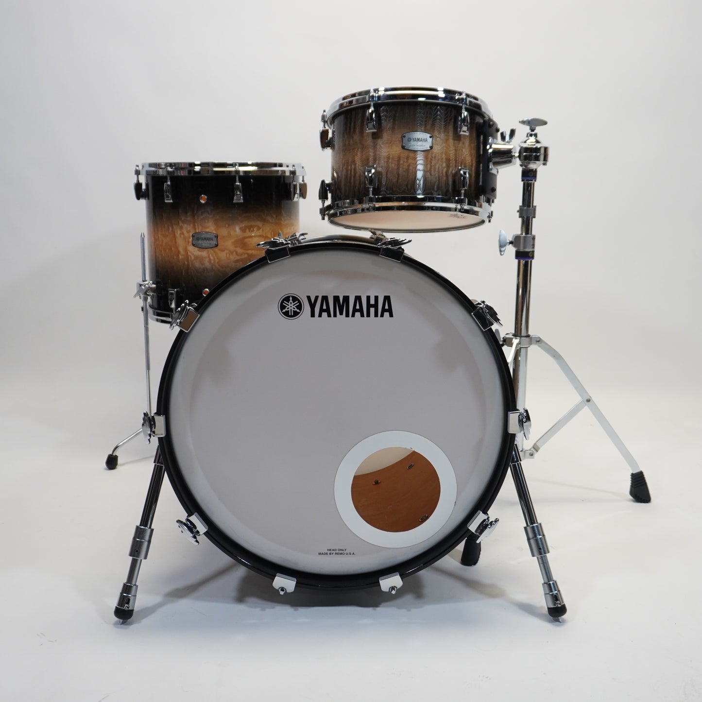 Yamaha 3 Piece PHX Textured Black Sunburst Drum Kit - 20/12/14