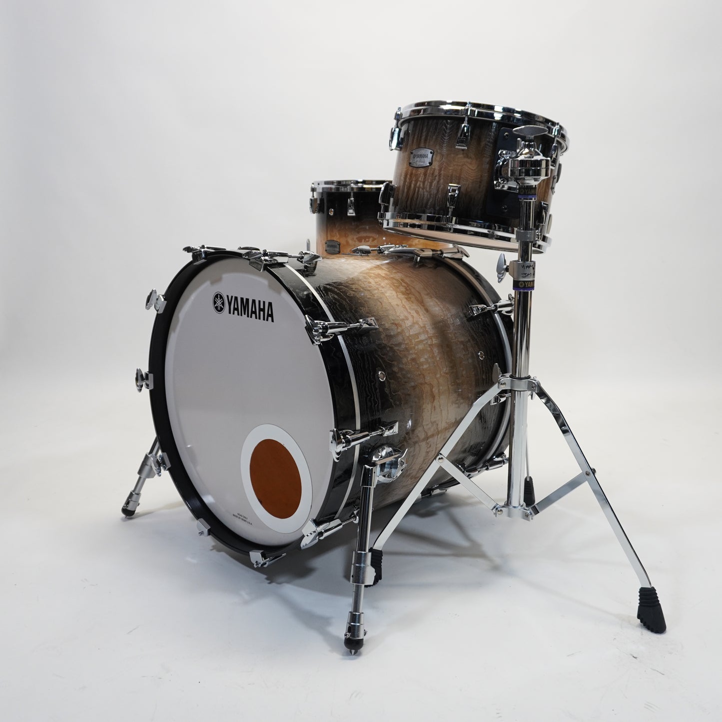 Yamaha 3 Piece PHX Textured Black Sunburst Drum Kit - 20/12/14