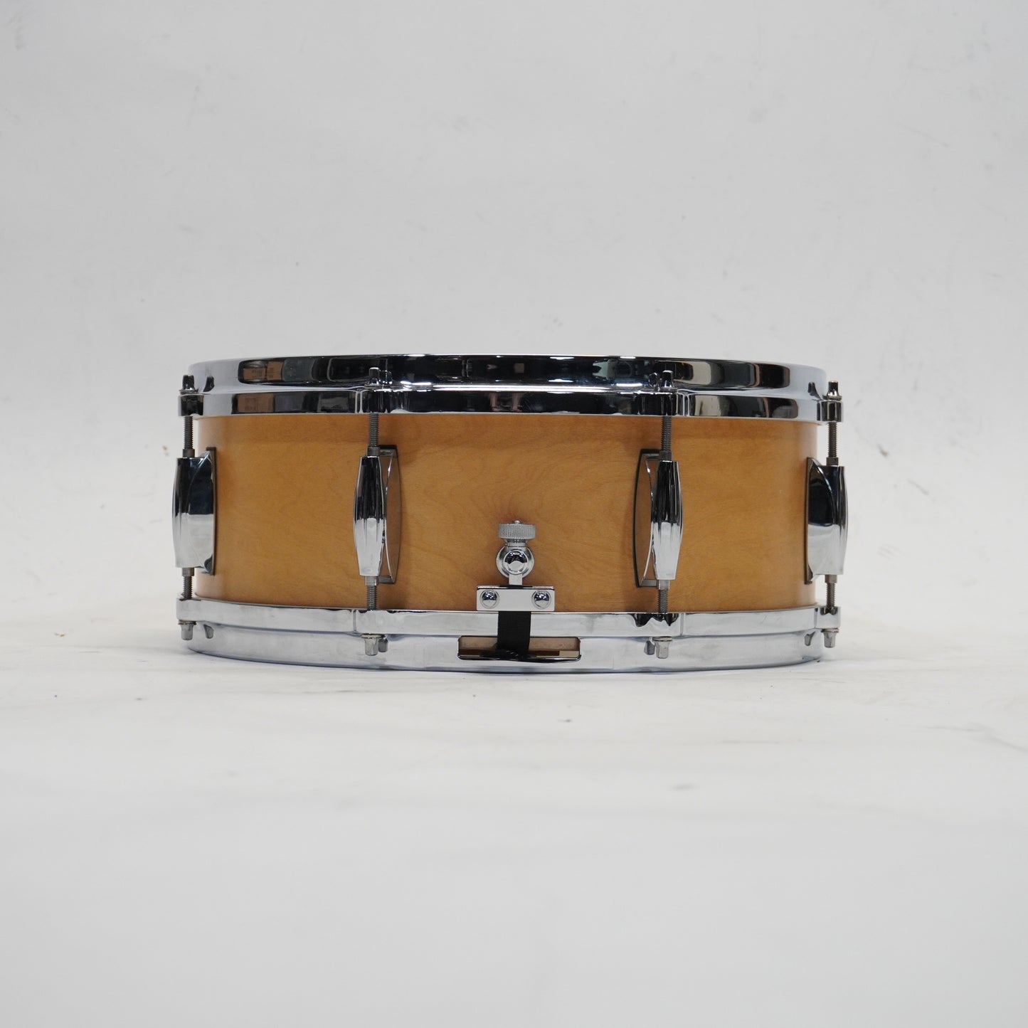 GRETSCH USA 14"x 5" MAPLE SNARE DRUM IN NATURAL WOOD FINISH